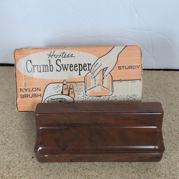 Hostess Other - vintage Hostess Crumb Sweeper Retro Tablecloth Brush Nylon prop Original  Box